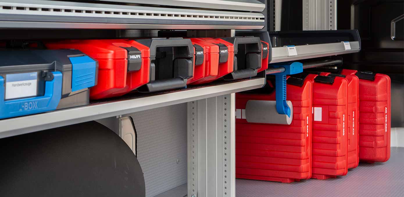 Van racking SR5 is compatible with other manufacturers