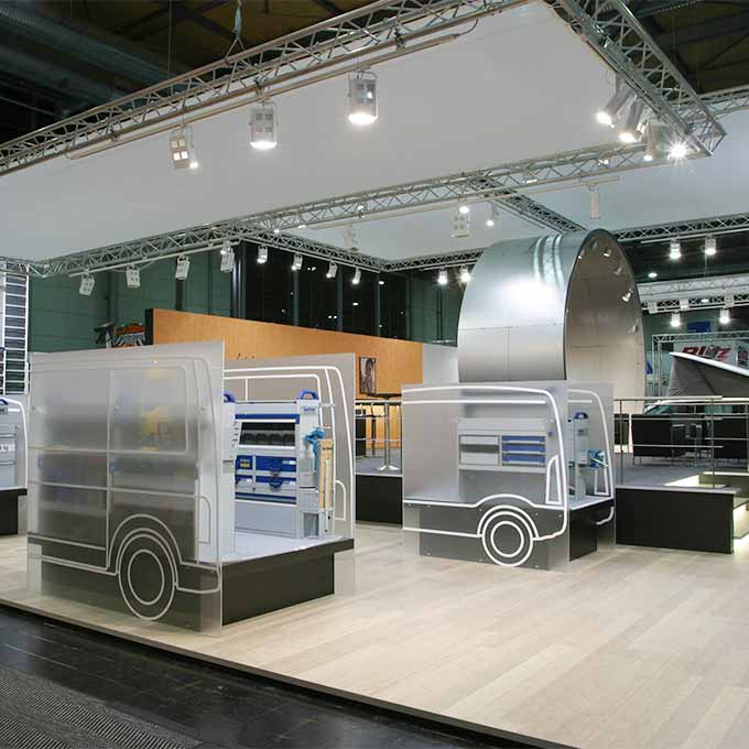 Sortimo history 1996 First participation at the  IAA