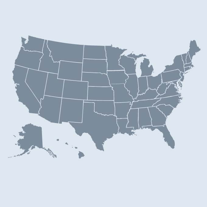 USA Landkarte Chad